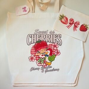 Sweet as Cherries Kids Tote Bag Set